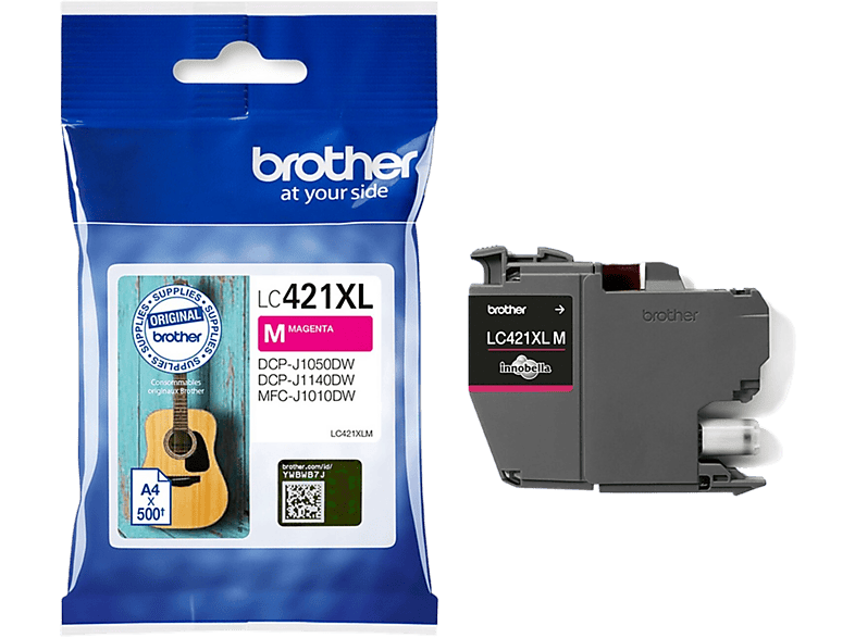 Brother Ink Cartridge Lc421xlm Magenta