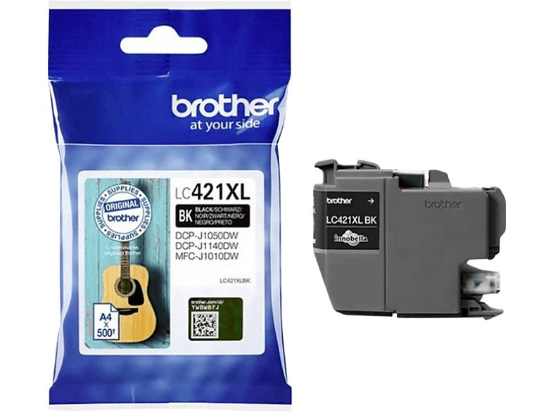 Brother Ink Cartridge Lc421xlbk Zwart