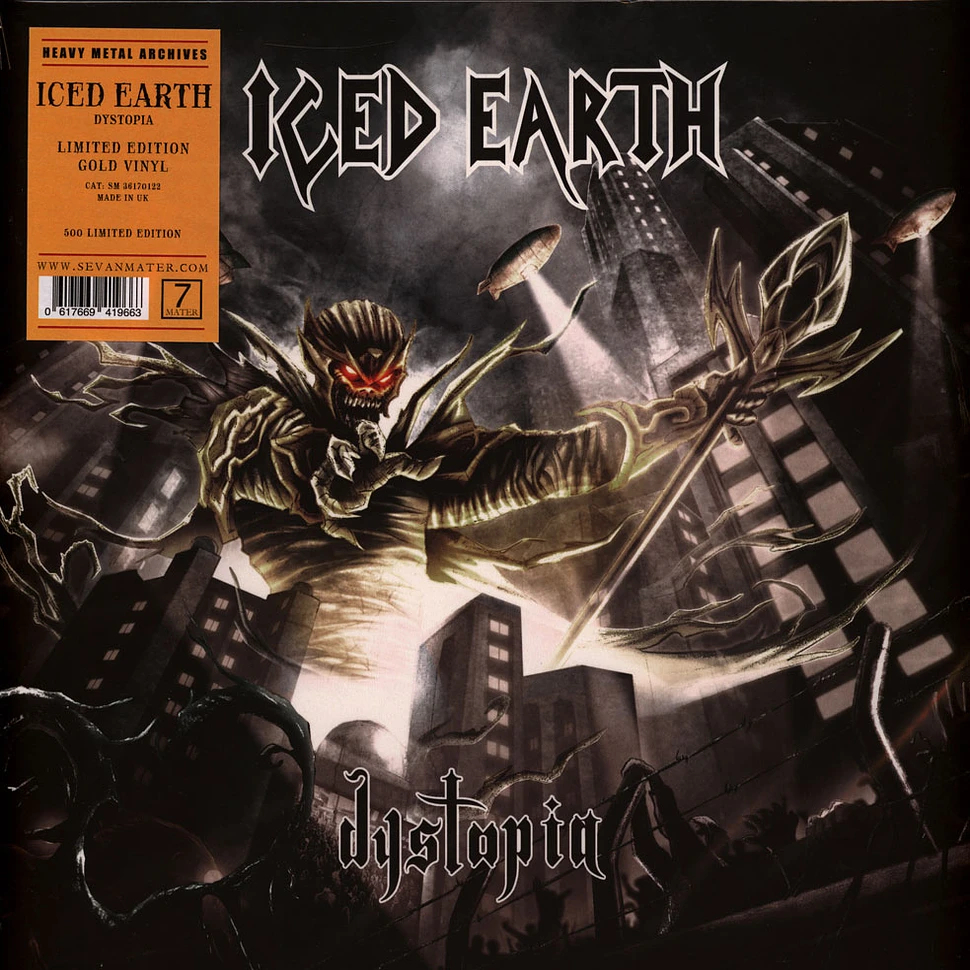 Iced Earth - Dystopia (Gatefold) (Limited Gold Vinyl) (Vinyl LP (nagylemez))