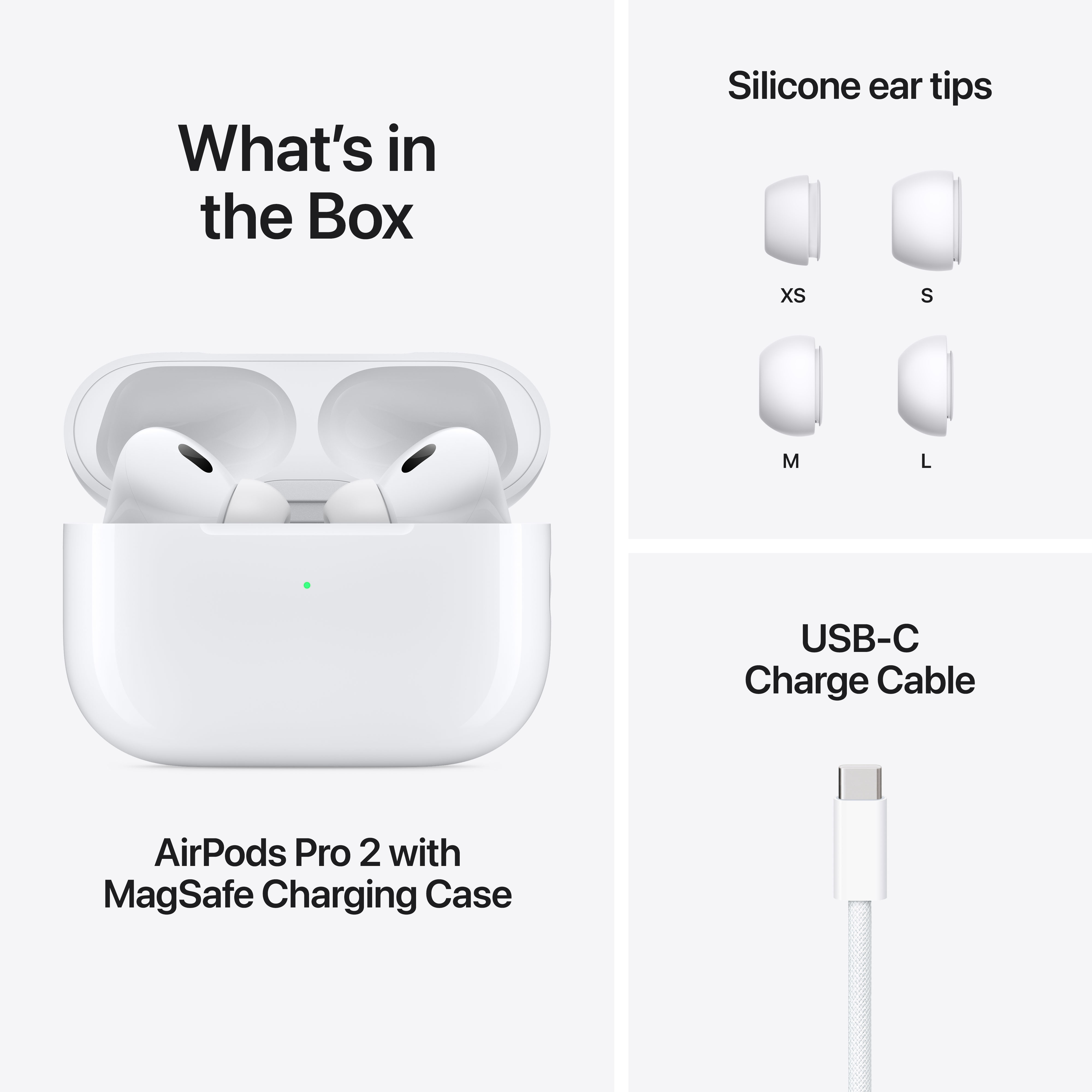 APPLE AirPods Pro (2. Generation) mit MagSafe USB-C Ladecase