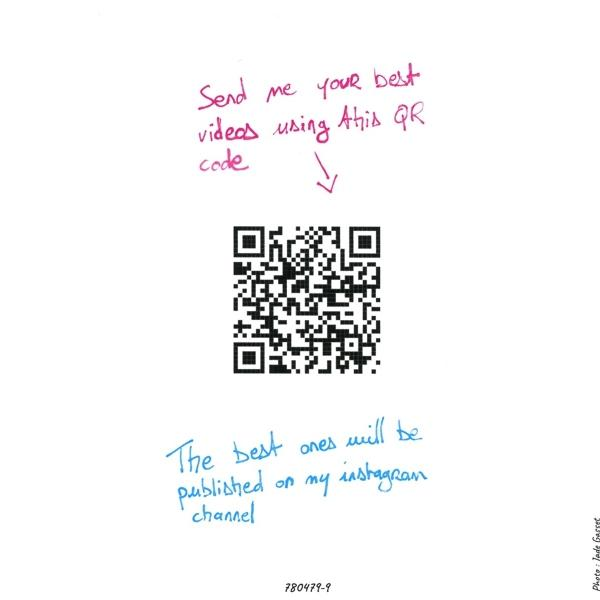 Code QR avec instructions : envoyer des vidéos. Les meilleures seront publiées sur Instagram.