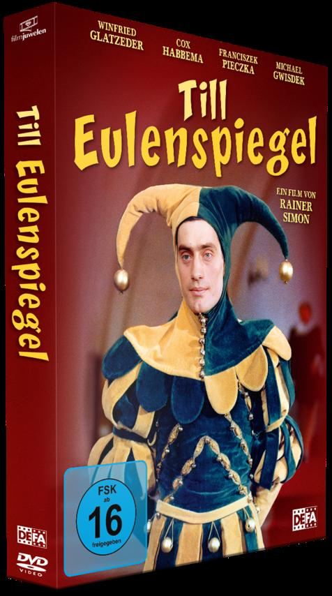 DVD-Hülle: Ein Mann in Narrenkostüm. Der Text lautet Till Eulenspiegel.