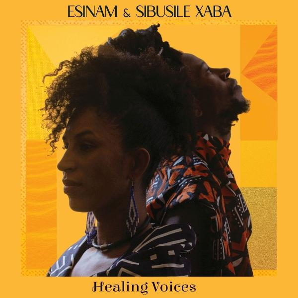 Zwei Personen im Profil auf Albumcover. Text: 'Esinam & Sibusile Xaba'.