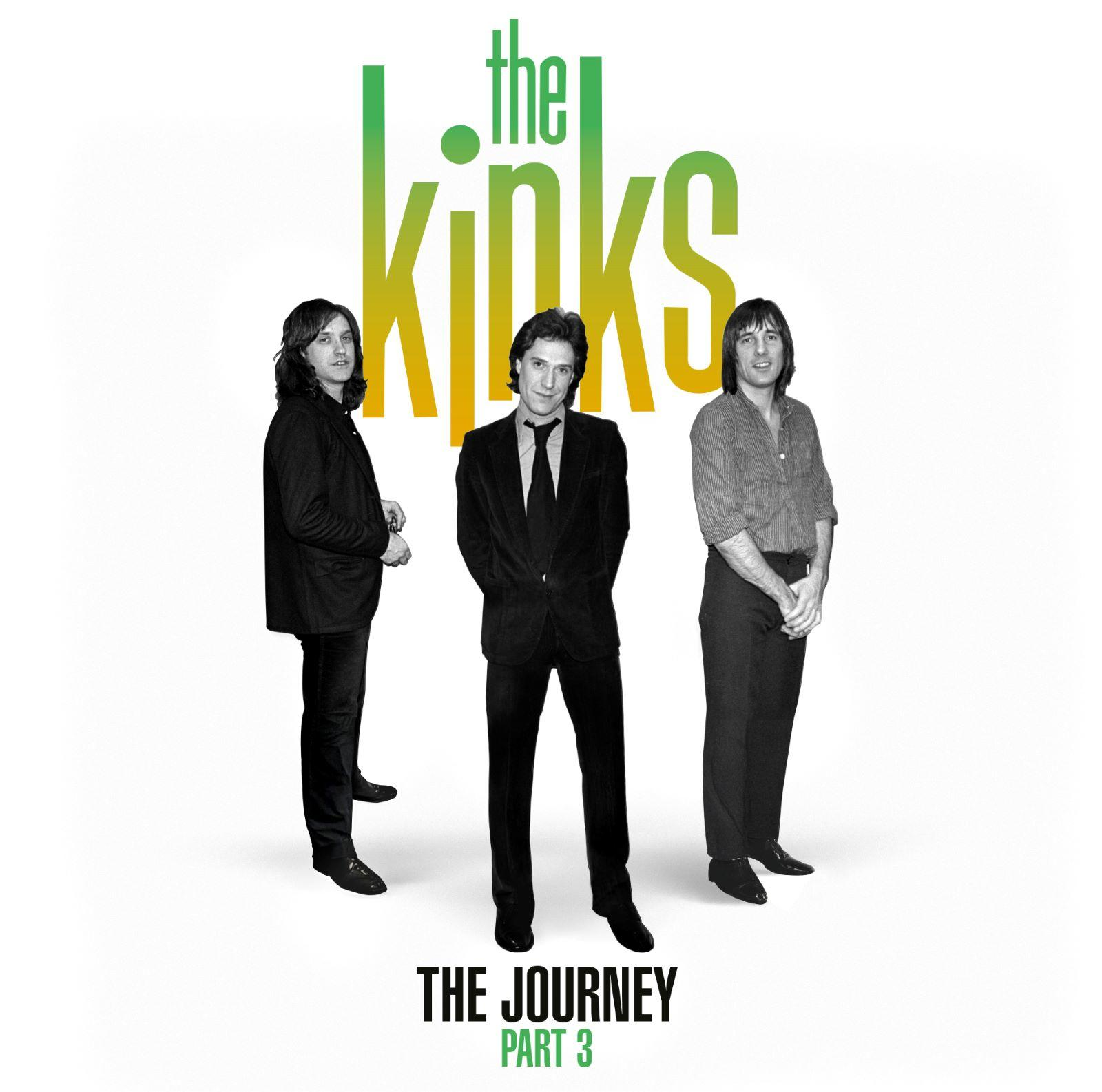 Albumcover der Kinks mit drei Bandmitgliedern. Titel: The Journey Part 3.