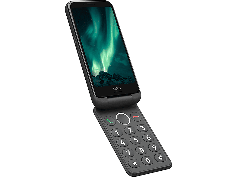 Thumbnail - DORO Aurora A20 + Ladestation 64 GB Graphit Dual SIM