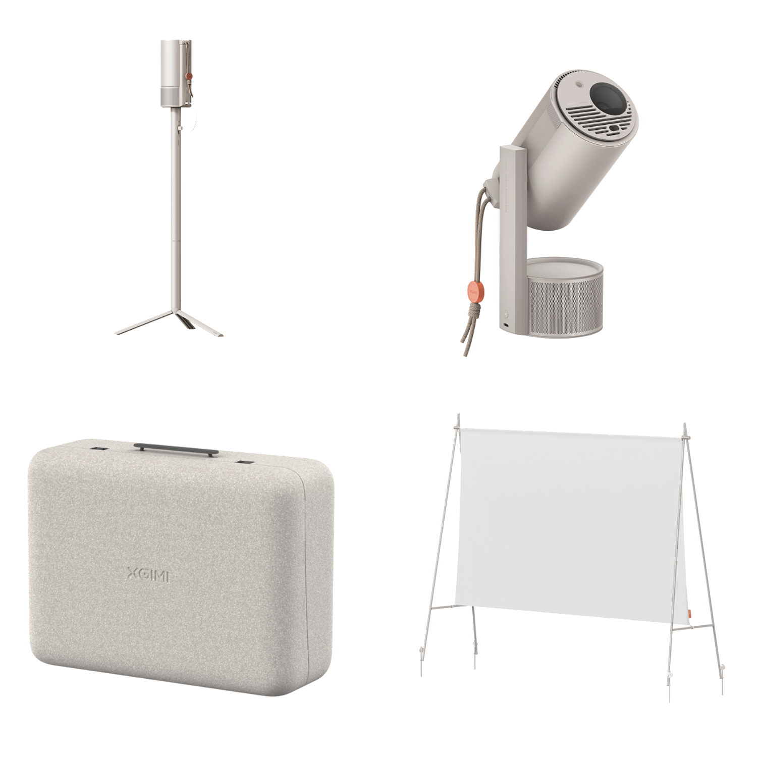 MediaMarkt Xgimi Mogo 3 Pro Outdoor Pack Beamer Goud aanbieding