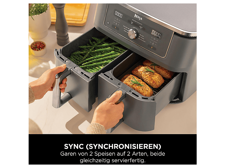NINJA DZ400EU 9.5 l Heißluftfritteuse