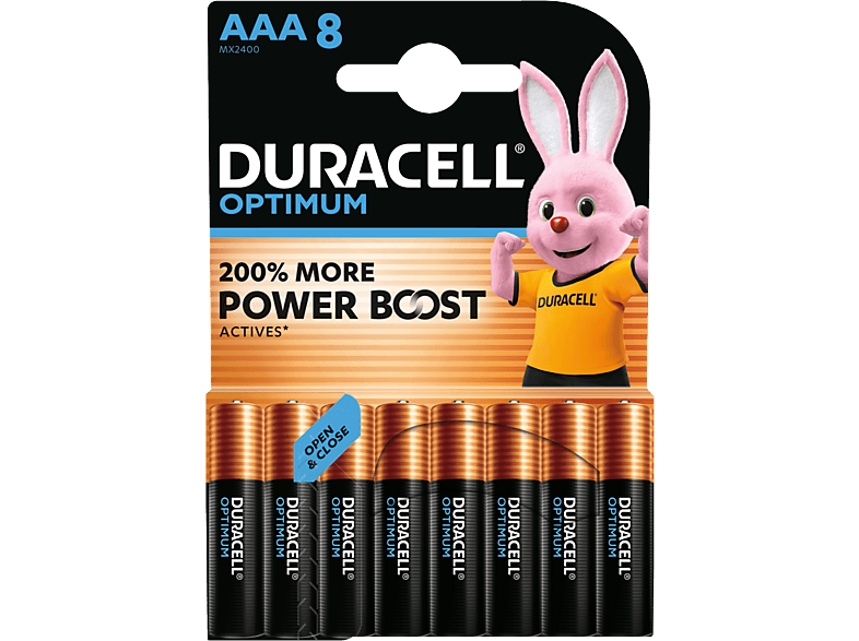 Duracell Alka Optimum Aaa X8 Batterijen afbeelding
