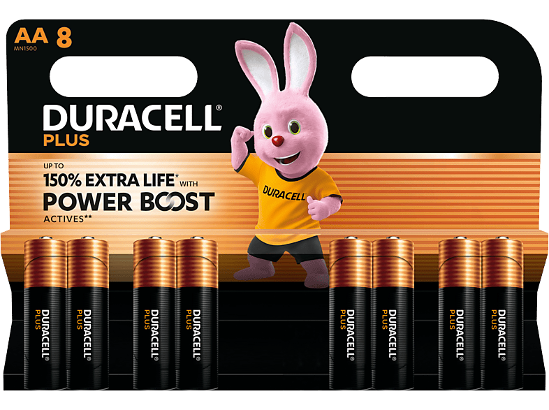 Duracell Alkaline Mainline Bst Aa X8 Batterijen afbeelding