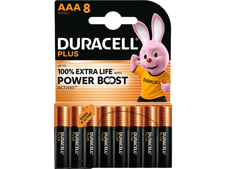 Duracell Alkaline Mainline Bst Aaa X8 Batterijen afbeelding