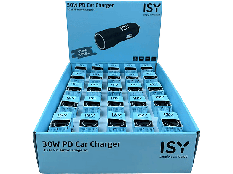 Thumbnail - ISY ICC-8000 Auto-Ladegerät Schwarz