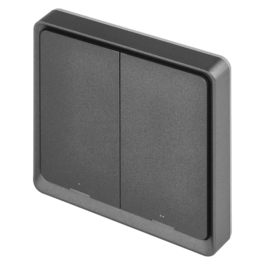 EMOS GoSmart Okos hordozható 2 funkciós szcenárió kapcsoló, 3.0 Fekete (H5015)