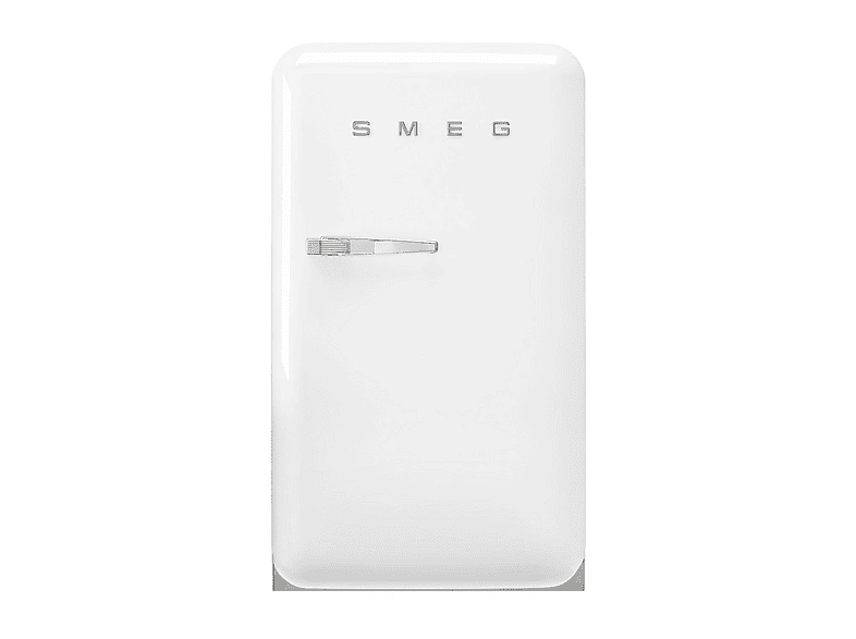 FRIGORIFERO MONOPORTA SMEG FAB10RWH6, Capacità netta totale 122 l, Rumorosità: 35 dB(A), Dimensioni: L 54,5 cm A 97 P 65,9 cm, Bianco, Classe D