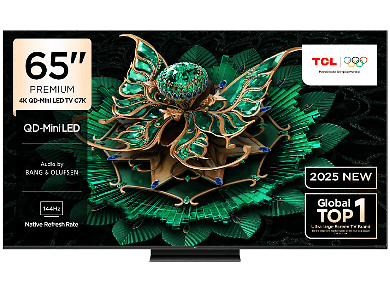 超特価【新品未開封】OC257157 TCL 65C7K 65 inç 164 Ekran Uydu Alıcılı Smart Google 4K Premium QD