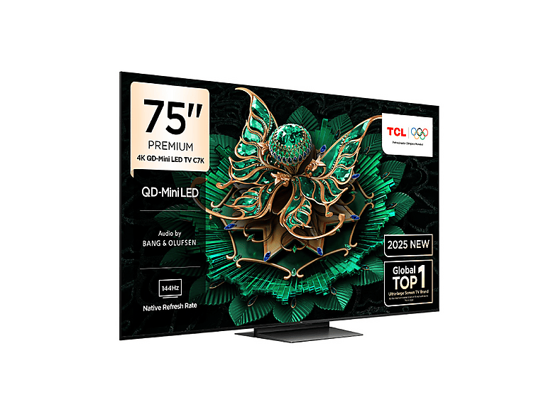 TCL 75C7K 75 inç 189 Ekran Uydu Alıcılı Smart Google 4K Premium QD