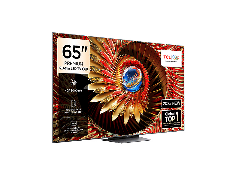 TCL 65C8K 65 inç 164 Ekran Uydu Alıcılı Smart Google 4K Premium QD