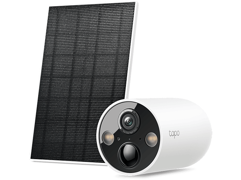 Cámara de Vigilancia IP - TP-Link Tapo C425 Kit, Seguridad WiFi con Batería y Panel Solar, Detección IA Gratuita, 2K QHD, Visión Nocturna Color
