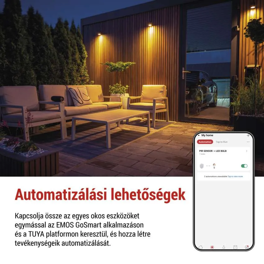 Éjszakai fény beállítások: alkalmazás felület, fényerő beállítása napra, alkonyatra, éjszakára.