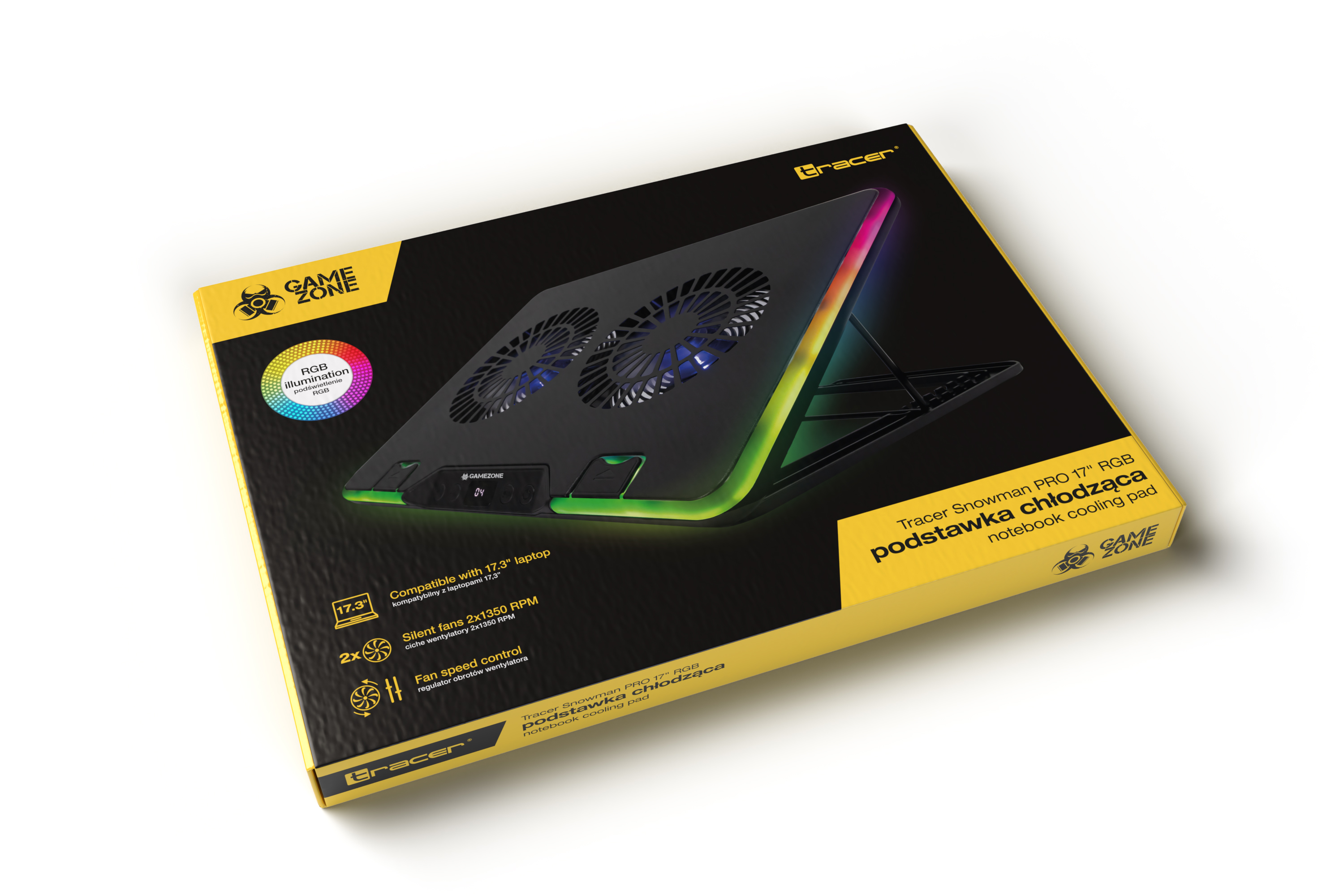 Czarny zestaw słuchawkowy dla graczy z mikrofonem przymocowanym po lewej stronie.