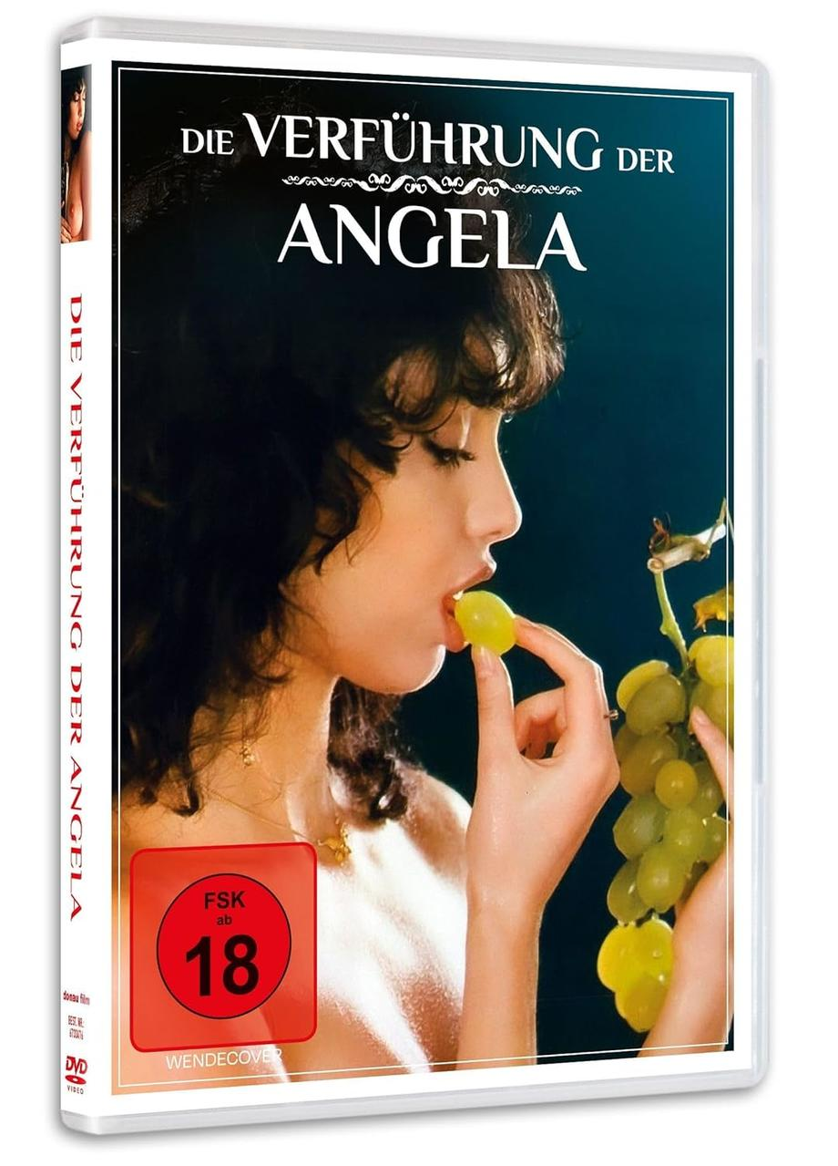 DVD-Hülle mit einer Frau, die Trauben isst, und Text auf Deutsch. Rotes Bewertungssymbol.