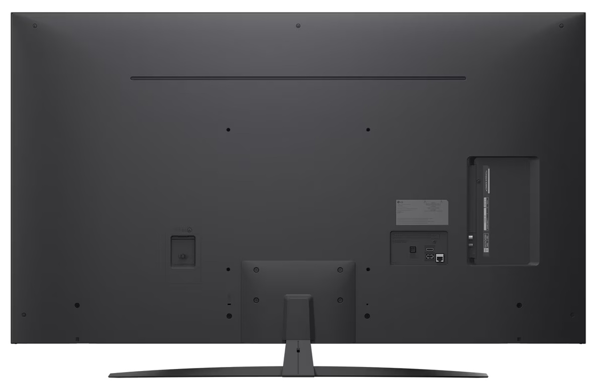 Etykieta energetyczna telewizora. Pokazuje 'F', zużycie 64,8 W, rozmiar ekranu 50 cali.