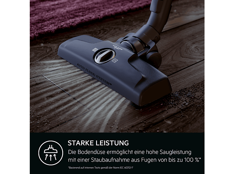AEG AB61C1OG clean 6000 Staubsauger mit Beutel (73 dB(A), maximale Leistung: 850 Watt, Ocean Green) — Foto 4 von 5
