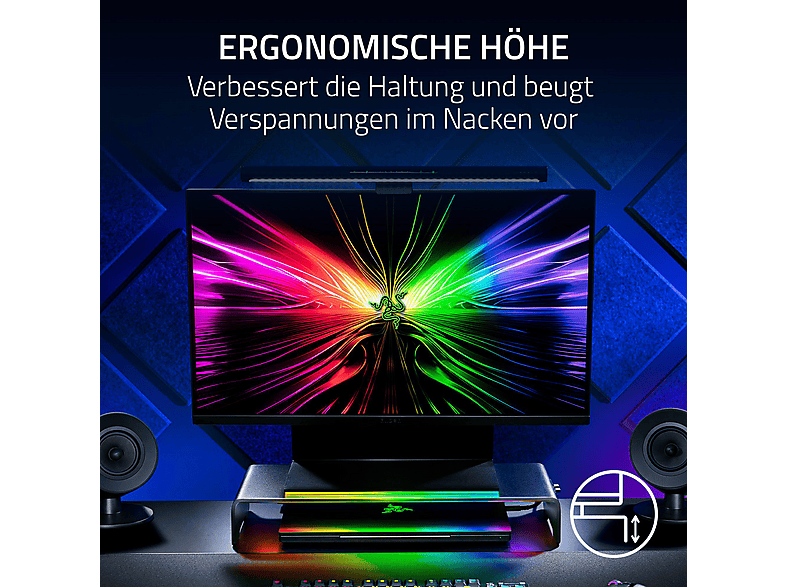 Thumbnail - RAZER Monitorständer Chroma, Eloxiertes Aluminium