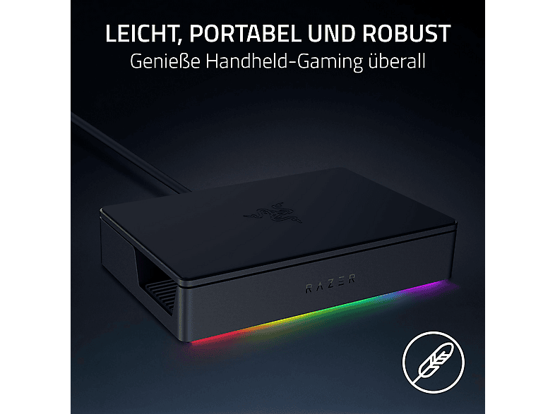 Thumbnail - RAZER Handheld Dock Chroma 6-Port Dockingstation, Schwarz