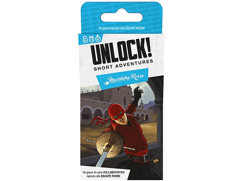 Carte DA Gioco Asmodée Unlock! - Maschera Rossa