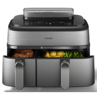 PHILIPS PHILIPS NA555/00 Steam Airfryer 5000 Series Dual Basket Doppel Heißluftfritteuse