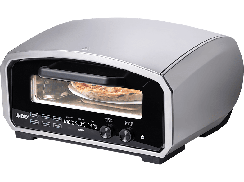 Unold 68916 ENZO Elektrischer Pizzaofen mit bis zu 500 °C