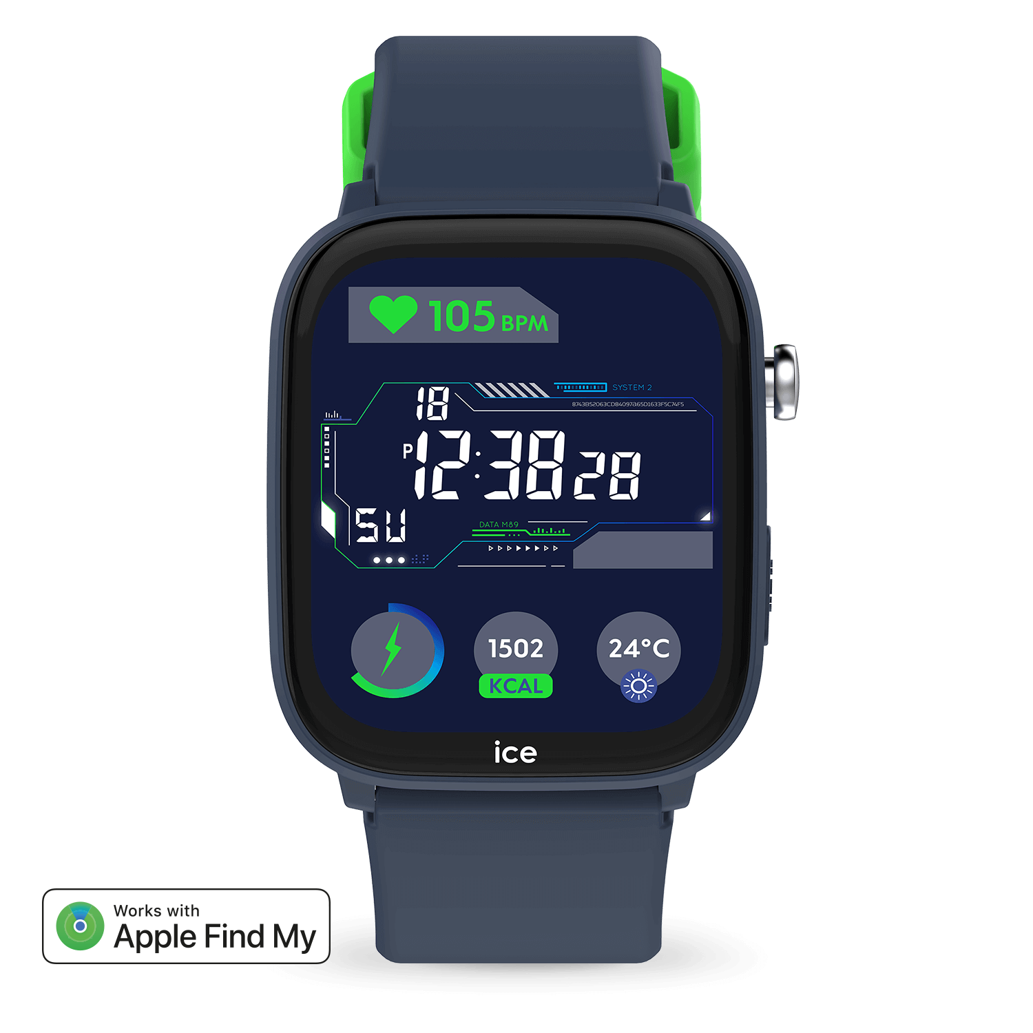 Ice-watch Smartwatch Junior 3.0 Met Apple Find My 1.75'' (024547) Blauw