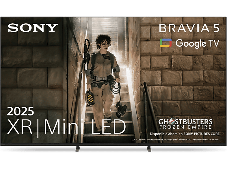 TV LED 85" - Sony Bravia 5, XR Mini LED, 4K HDR, Google Smart TV, Gaming PS5,120Hz, IMAX Enhanced, Dolby Atmos/Vision, Chromecast, AirPlay2, 85XR55