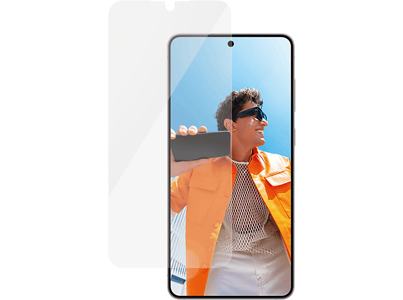 PanzerGlass Ceramic Ultra Wide Fit Screenprotector voor Samsung Galaxy S25