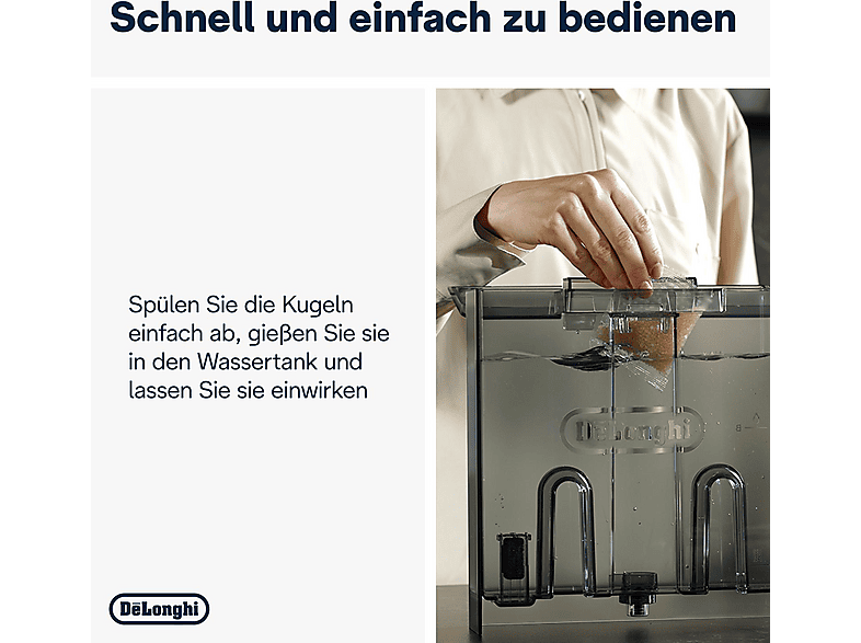 DELONGHI SoftBalls DLSC551 Entkalker Balls Weiß
