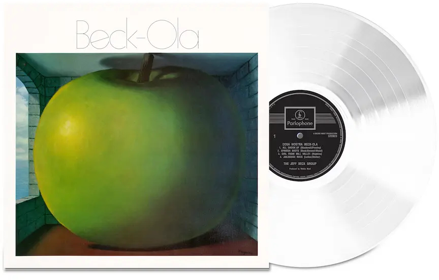 Beck-Ola album borítója zöld almával.
