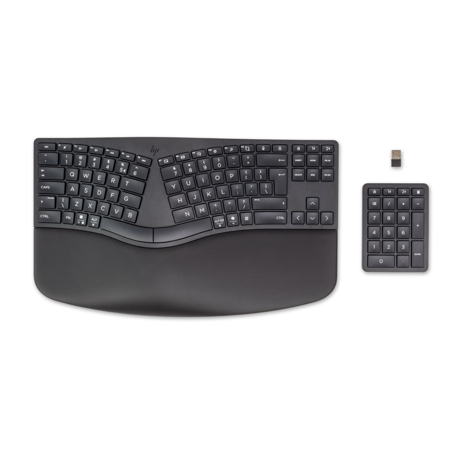 Hp 960 Ergonomic Draadloos Toetsenbord Zwart