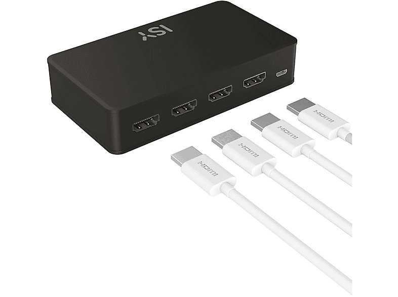 ISY IHD-9036 Switch HDMI 3 ingressi HDMI; 1 uscita HDMI;Risoluzione massima: 4K@60 Hz