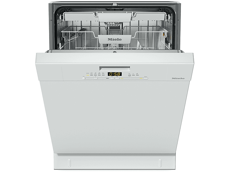 LAVASTOVIGLIE INCASSO Incasso sottopiano MIELE G 5611 SCU BRWS, Programmi 5, Dimensioni: L 59,8 cm, A 80,5 P 57 Rumorosità 45 dB(A), Consumo di acqua 8,2 l, Bianco, Classe