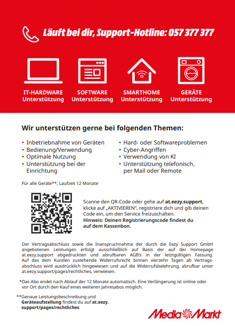 Polaroid Sofortbildkamera, schwarz, mit Blitz. Roter Knopf. Objektiv und Sucher sichtbar.