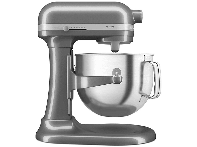 KitchenAid 5Ksm70Shxems Impastatrice Planetaria, 325 W, capacità ciotola 6,6 l, medallion silver