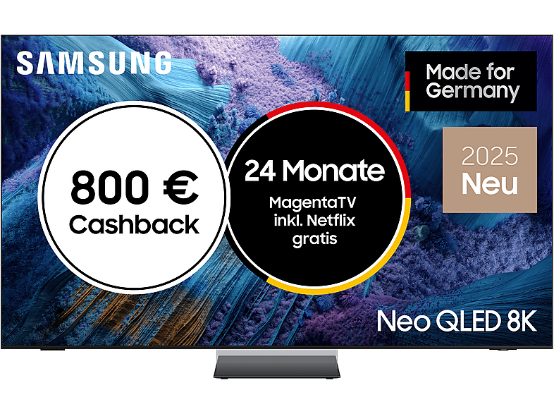 SAMSUNG GQ75QN990F Mini LED / Neo QLED 8K TV (75 Zoll / 189 cm, UHD 8K, SMART TV)