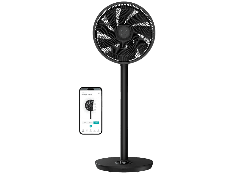 Ventilateur DUUX DXCF70 Whisper Flex 2 Smart Black - Silencieux, Connecté, Neuf