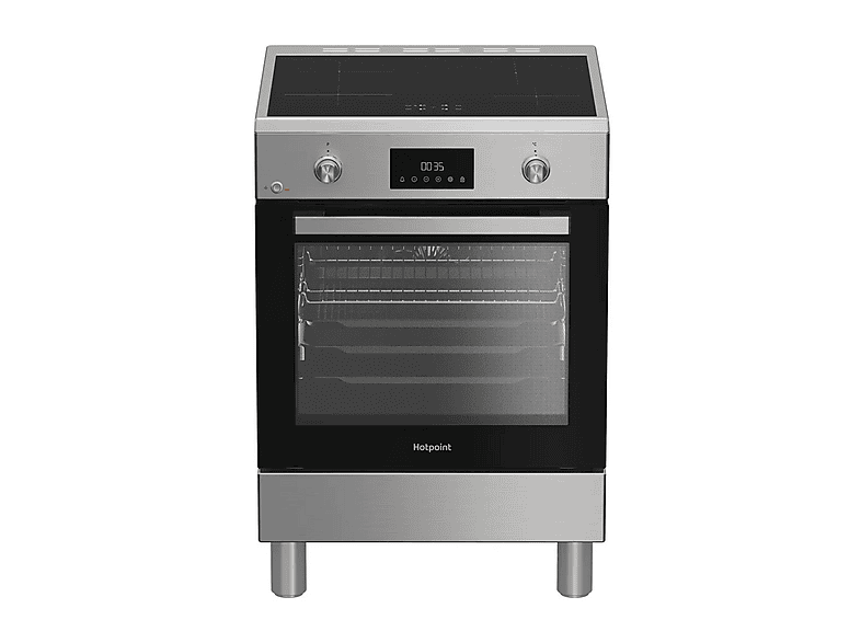 HOTPOINT CUCINA H6I8LMSAX, Piano cottura elettrico, zone 4, classe A
