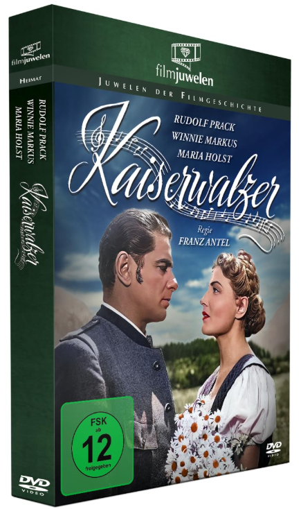 DVD-Hülle des Films 'Kaiserwalzer' mit zwei Personen auf dem Cover.