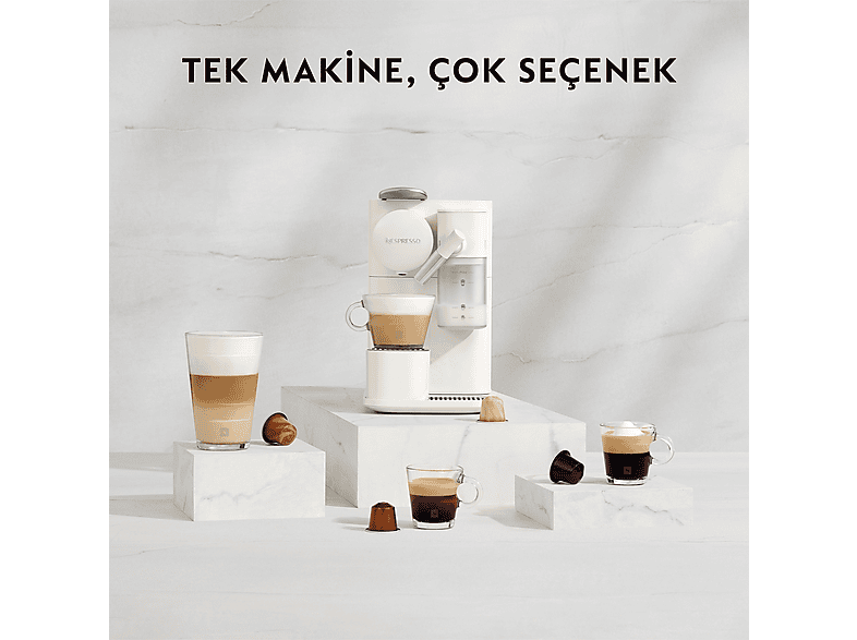 NESPRESSO Lattissima One F121 Kapsüllü Kahve Makinesi Beyaz Fiyat