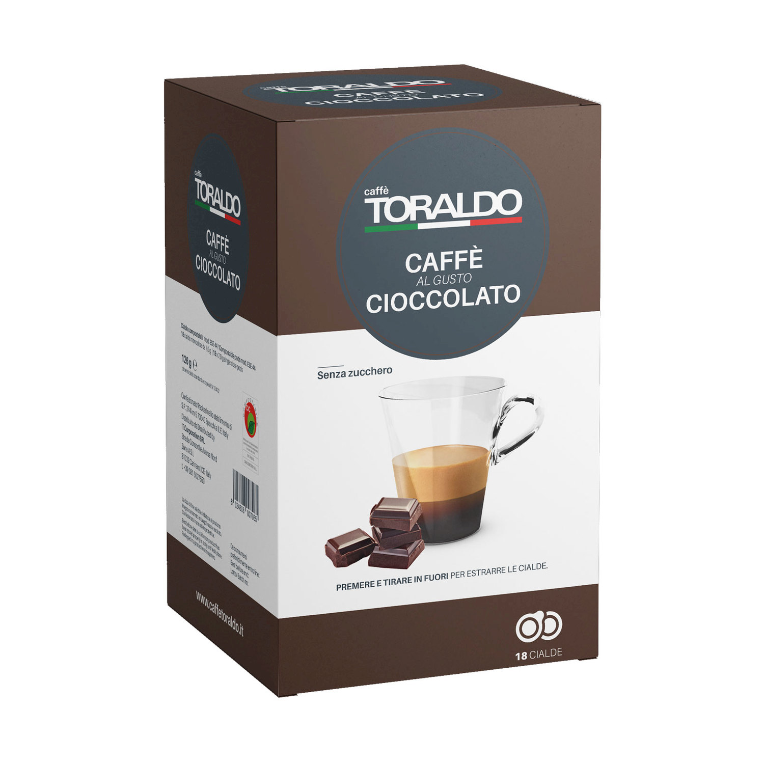 Toraldo Caffè in cialde E.s.e Caffe E Cioccolato