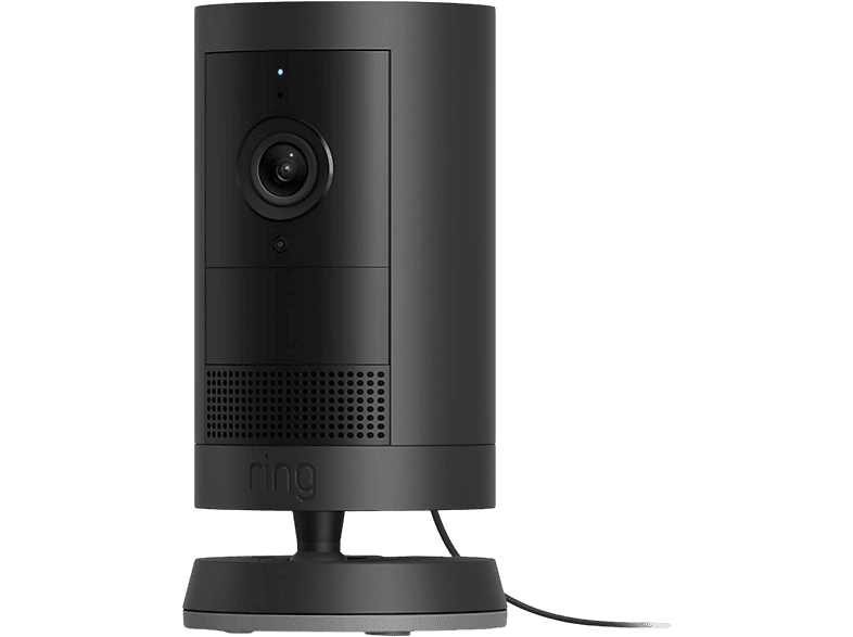 RING Caméra de sécurité intérieure/extérieure Plus Plug-in Noir ...
