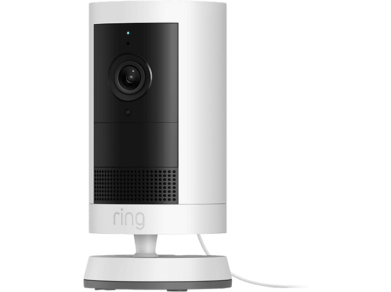 Ring Outdoor Cam Plus Plug-in Slimme Beveiligingscamera Wit