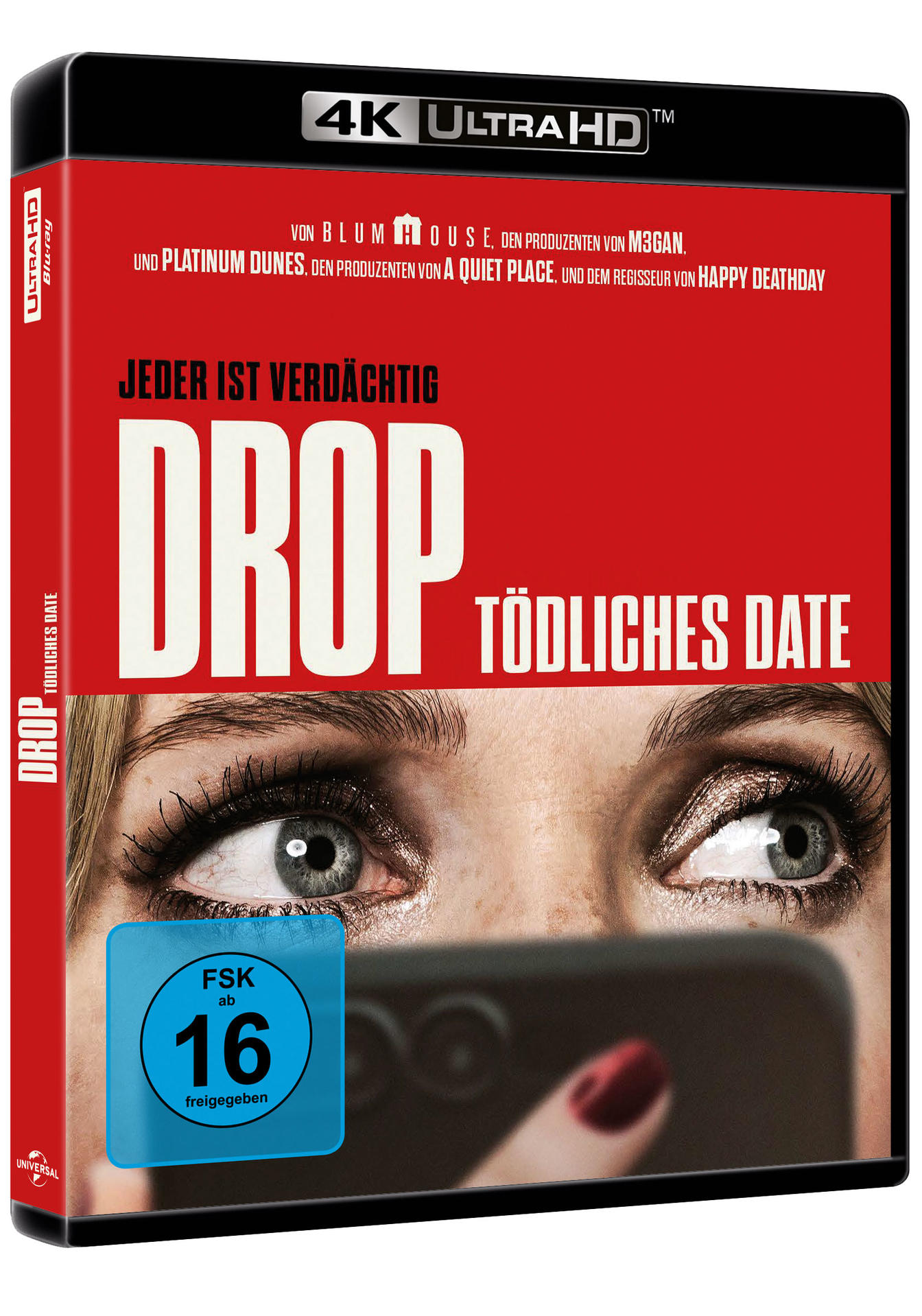 Ein Blu-ray-Filmcover mit einem Mädchen, einem Fuchs und einem Waldhintergrund.